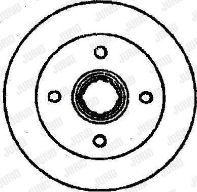 Jurid 561278J - Тормозной диск autospares.lv