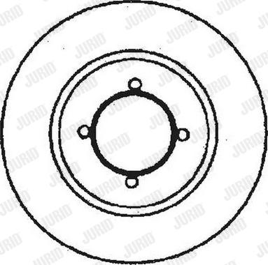 Jurid 561273J - Тормозной диск autospares.lv