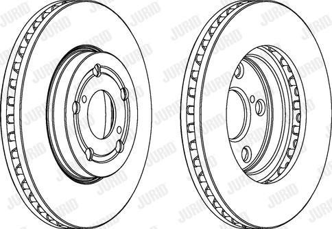 Jurid 561745J - Тормозной диск autospares.lv