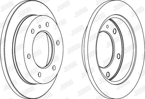 Jurid 561748J - Тормозной диск autospares.lv