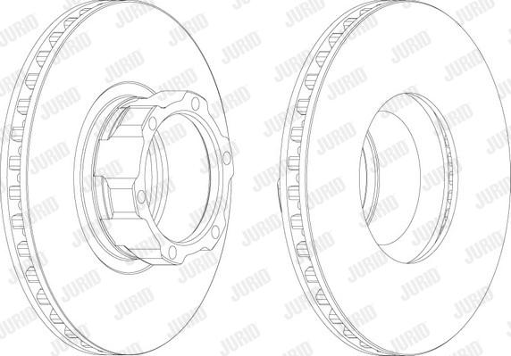 Jurid 561754J - Тормозной диск autospares.lv