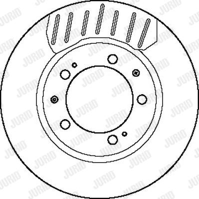 Jurid 561755J - Тормозной диск autospares.lv