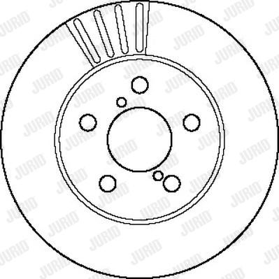 Jurid 561750J - Тормозной диск autospares.lv