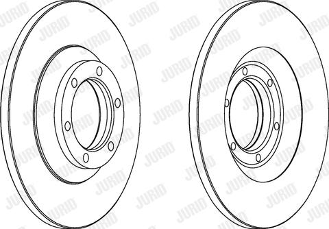 Jurid 561758J - Тормозной диск autospares.lv