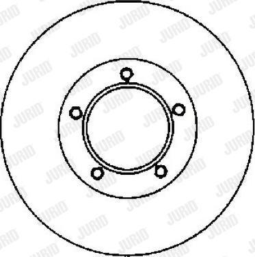 Jurid 561752J - Тормозной диск autospares.lv