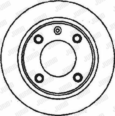 Rotinger RT 1285 T5 - Тормозной диск autospares.lv