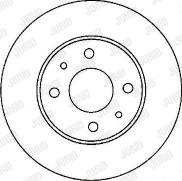 Jurid 561701J - Тормозной диск autospares.lv