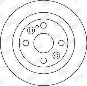 Jurid 561714JC-1 - Тормозной диск autospares.lv