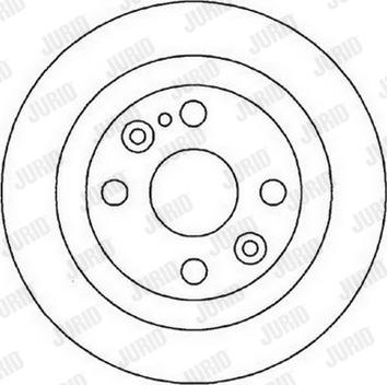 Jurid 561714J - Тормозной диск autospares.lv