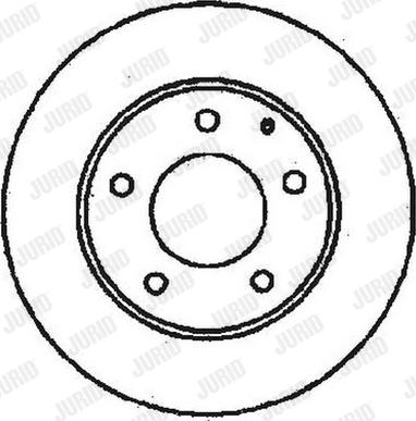 Jurid 561716J-1 - Тормозной диск autospares.lv