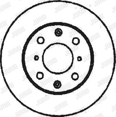 Jurid 561711J-1 - Тормозной диск autospares.lv