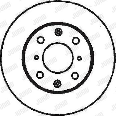 Jurid 561711J - Тормозной диск autospares.lv