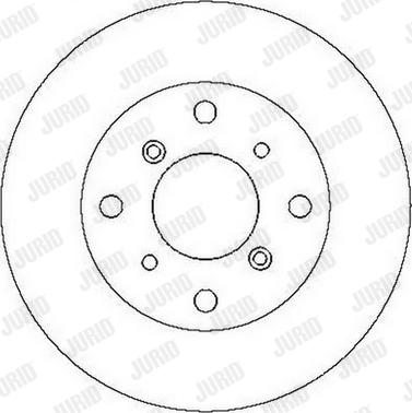 Jurid 561713J - Тормозной диск autospares.lv