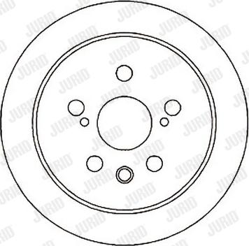 Jurid 561739J - Тормозной диск autospares.lv