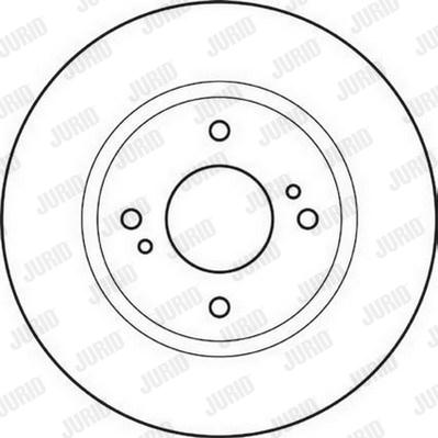 Jurid 561725J - Тормозной диск autospares.lv