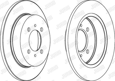 Jurid 561726J - Тормозной диск autospares.lv