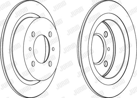 Jurid 561728J - Тормозной диск autospares.lv