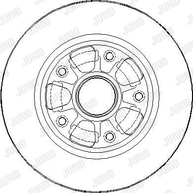 Jurid 563449JC-1 - Тормозной диск autospares.lv