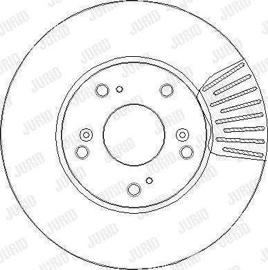 Jurid 563446JC-1 - Тормозной диск autospares.lv