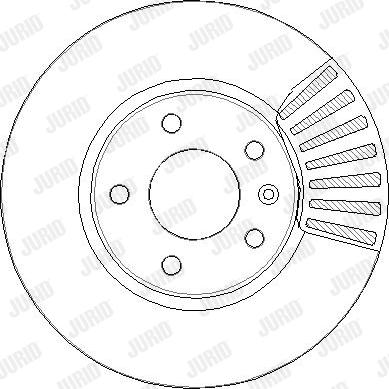 Jurid 563447JC-1 - Тормозной диск autospares.lv