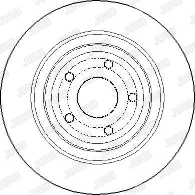 Jurid 563450JC-1 - Тормозной диск autospares.lv