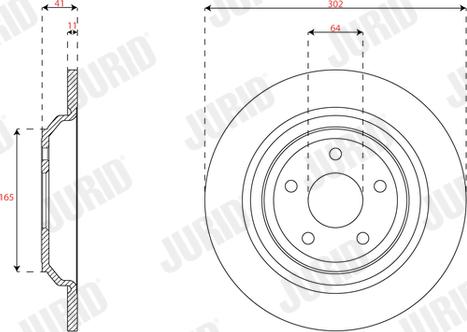 Jurid 563450JC - Тормозной диск autospares.lv