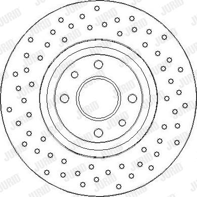 Jurid 563452JC-1 - Тормозной диск autospares.lv