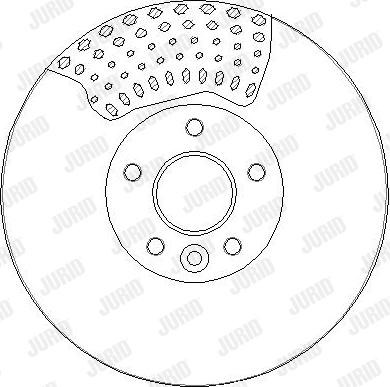 Jurid 563434JC-1 - Тормозной диск autospares.lv