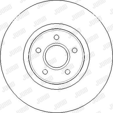 Jurid 563435JC-1 - Тормозной диск autospares.lv