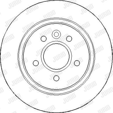 Jurid 563433JC-1 - Тормозной диск autospares.lv