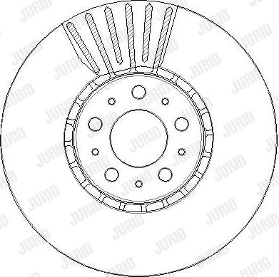 Jurid 563432JC-1 - Тормозной диск autospares.lv