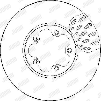 Jurid 563437JC-1 - Тормозной диск autospares.lv