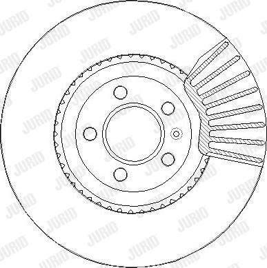 Jurid 563429JC-1 - Тормозной диск autospares.lv