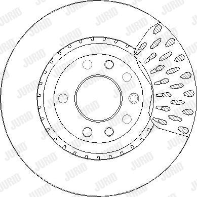 Jurid 563424JC-1 - Тормозной диск autospares.lv