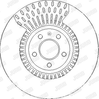 Jurid 563426JC-1 - Тормозной диск autospares.lv