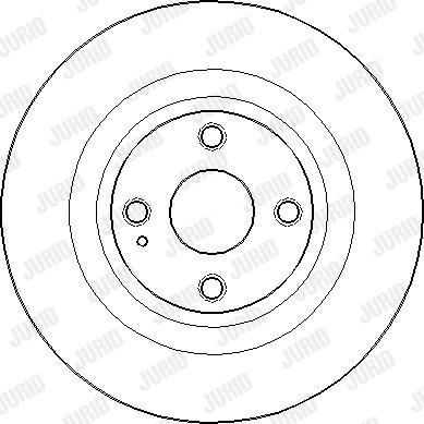 Jurid 563422JC-1 - Тормозной диск autospares.lv