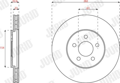 Jurid 563568J - Тормозной диск autospares.lv