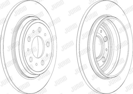 Jurid 563090JC - Тормозной диск autospares.lv