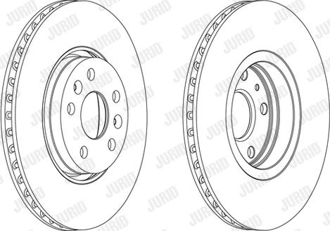 Jurid 563091JC - Тормозной диск autospares.lv