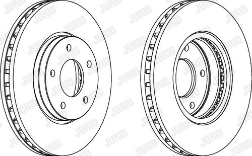 Jurid 563098JC-1 - Тормозной диск autospares.lv