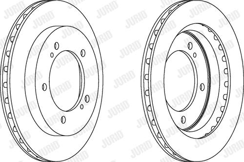 Jurid 563049JC-1 - Тормозной диск autospares.lv