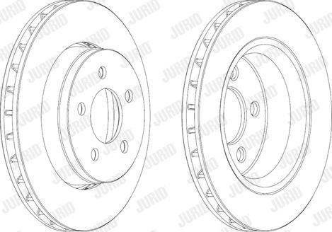 Jurid 563041JC - Тормозной диск autospares.lv