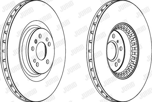 Jurid 563054JC-1 - Тормозной диск autospares.lv