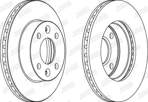 Jurid 563050JC - Тормозной диск autospares.lv