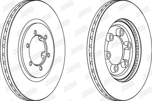 Jurid 563053JC - Тормозной диск autospares.lv