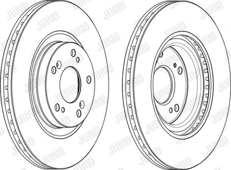 Jurid 563005JC - Тормозной диск autospares.lv