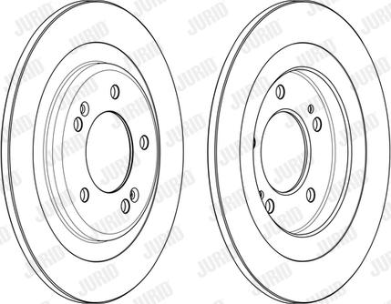 Jurid 563000JC - Тормозной диск autospares.lv