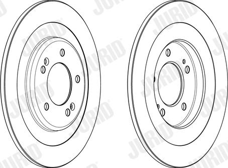 Jurid 563001JC-1 - Тормозной диск autospares.lv