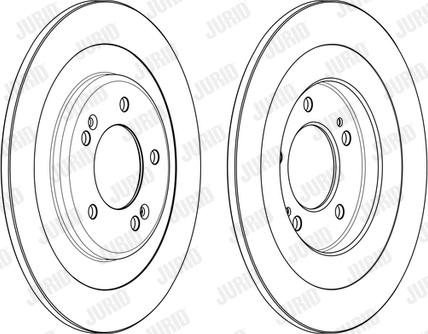 Jurid 563001JC - Тормозной диск autospares.lv