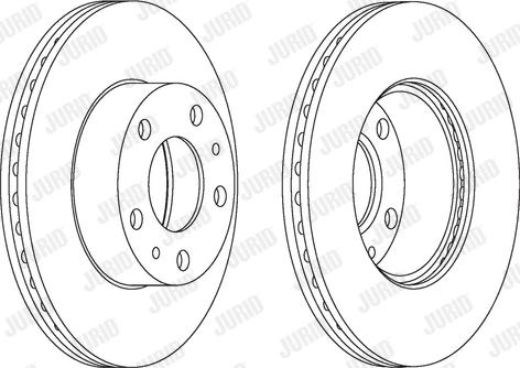 Jurid 563018JC-1 - Тормозной диск autospares.lv